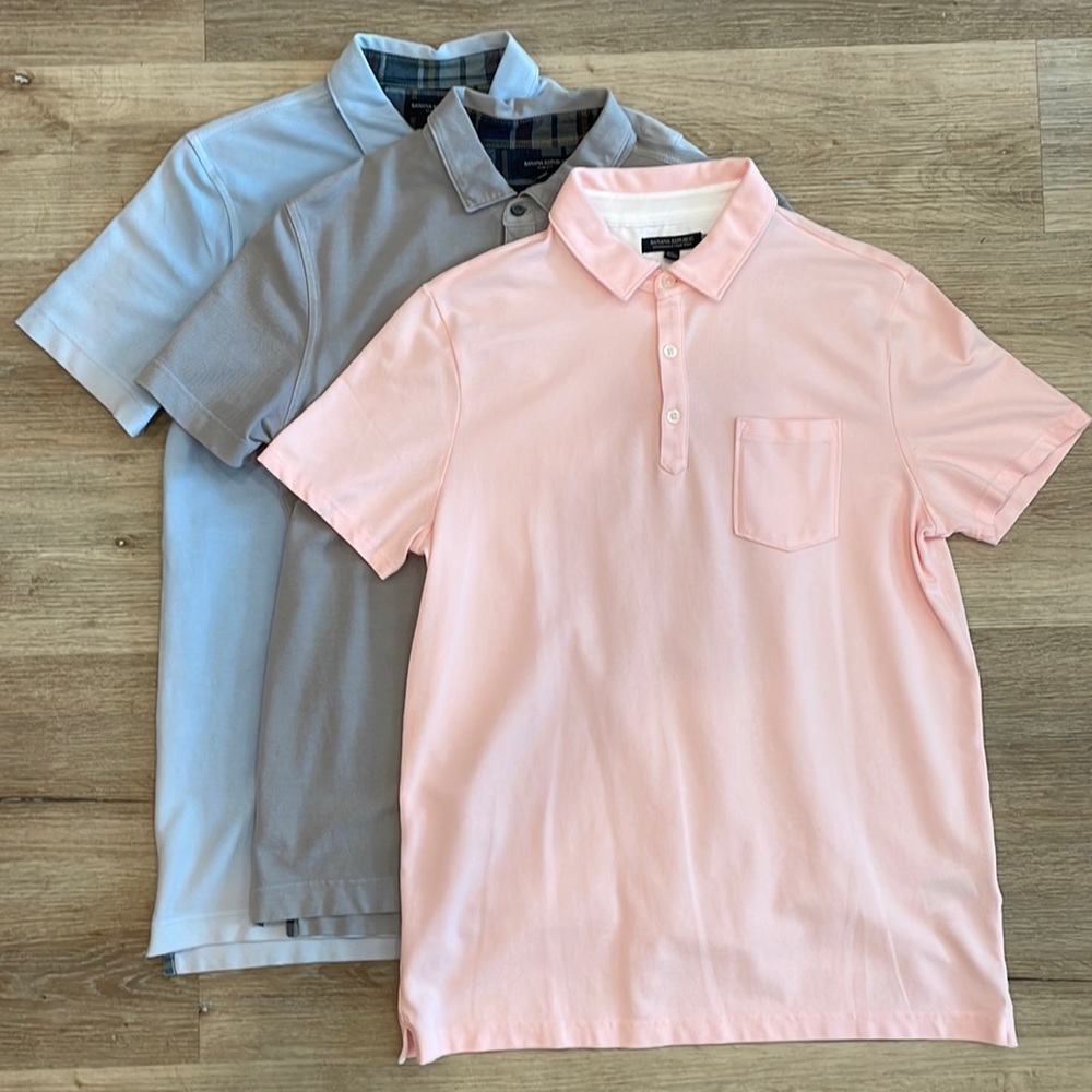 Set/3 Banana Republic Polos